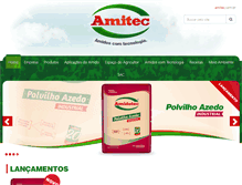 Tablet Screenshot of amitec.com.br